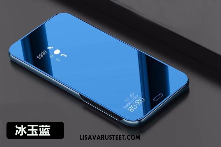 Samsung Galaxy A8 Kuoret Nahkakotelo Trendi Sininen Suojaus Kuori Tarjous