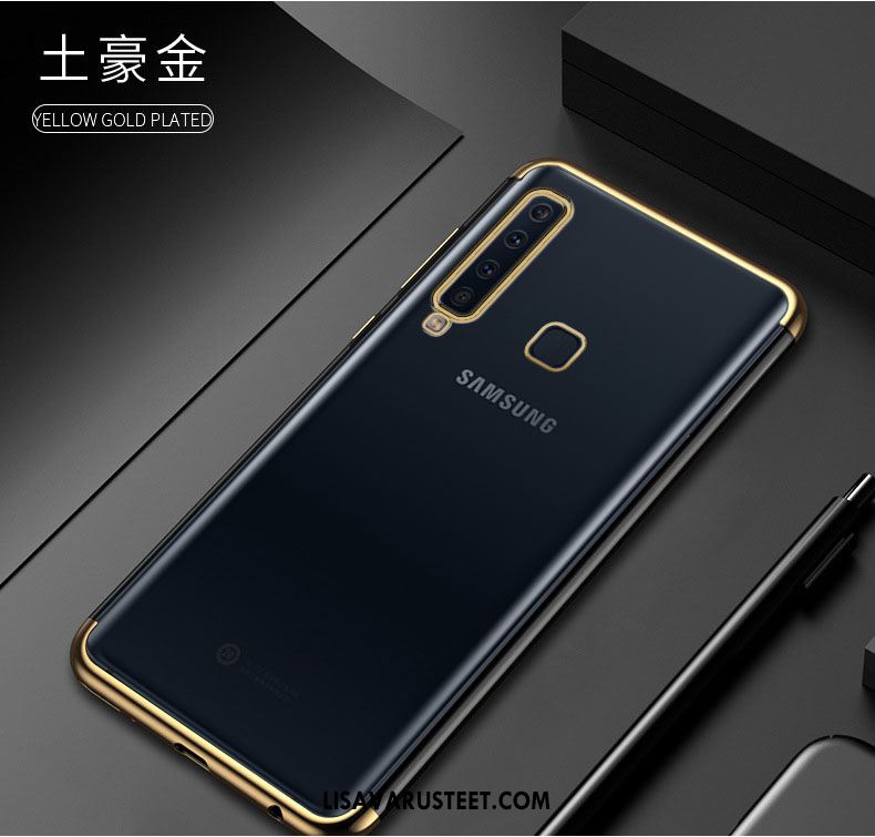 Samsung Galaxy A9 2018 Kuoret Murtumaton Kotelo Sininen Suuntaus Suojaus Halpa