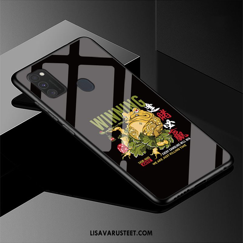 Samsung Galaxy M30s Kuoret Luova Musta Tähti Suojaus Persoonallisuus Kuori Tarjous