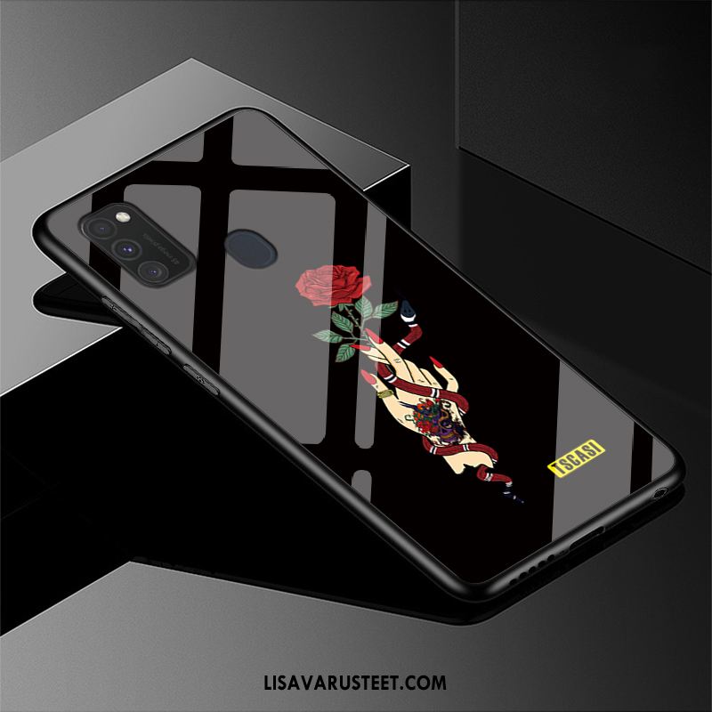 Samsung Galaxy M30s Kuoret Luova Musta Tähti Suojaus Persoonallisuus Kuori Tarjous