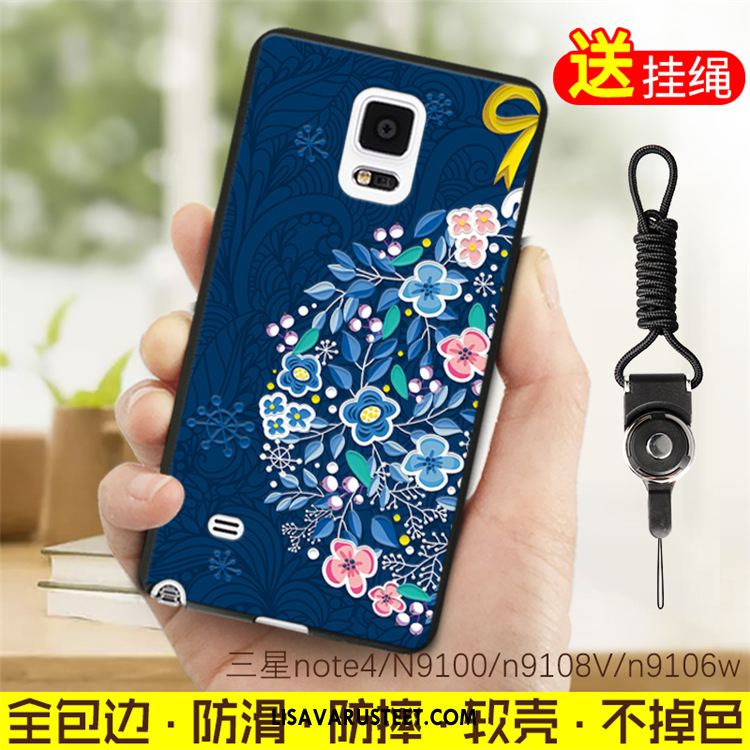 Samsung Galaxy Note 4 Kuoret Kotelo Pesty Suede Puhelimen Silikoni Monivärinen Kuori Kauppa