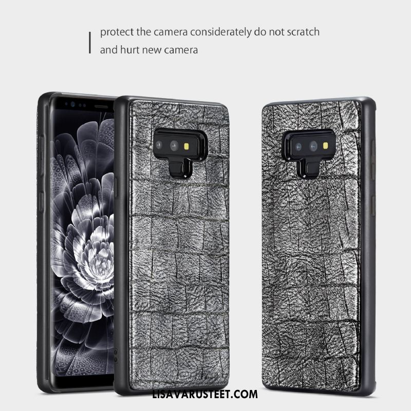 Samsung Galaxy Note 9 Kuoret Tähti Krokotiili Kuori Kukkakuvio Murtumaton Osta