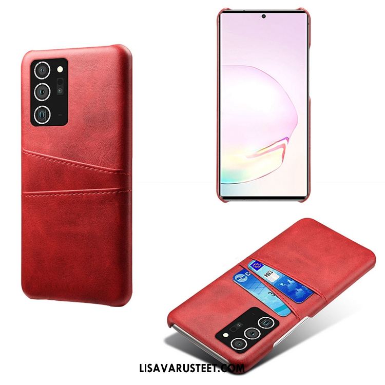 Samsung Galaxy Note20 Ultra Kuoret Kortti Punainen Persoonallisuus Tähti Kuori Halvat