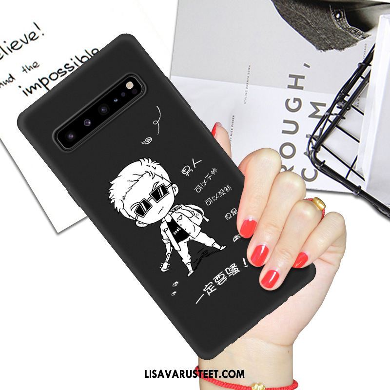 Samsung Galaxy S10 5g Kuoret Musta Sarjakuva Kuori Suojaus Puhelimen Halvat