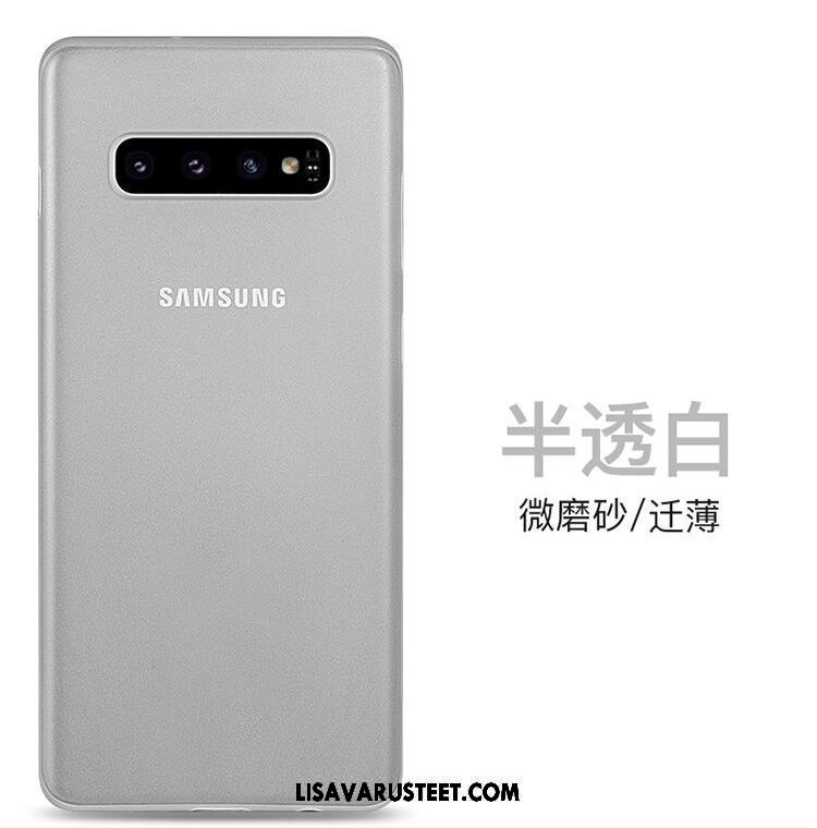 Samsung Galaxy S10 Kuoret Läpinäkyvä Pesty Suede All Inclusive Kotelo Puhelimen Myynti