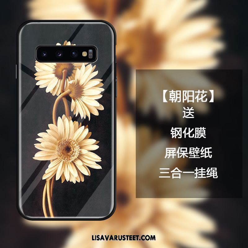 Samsung Galaxy S10 Kuoret Vaalean Luova Persoonallisuus Yksinkertainen Musta Verkossa