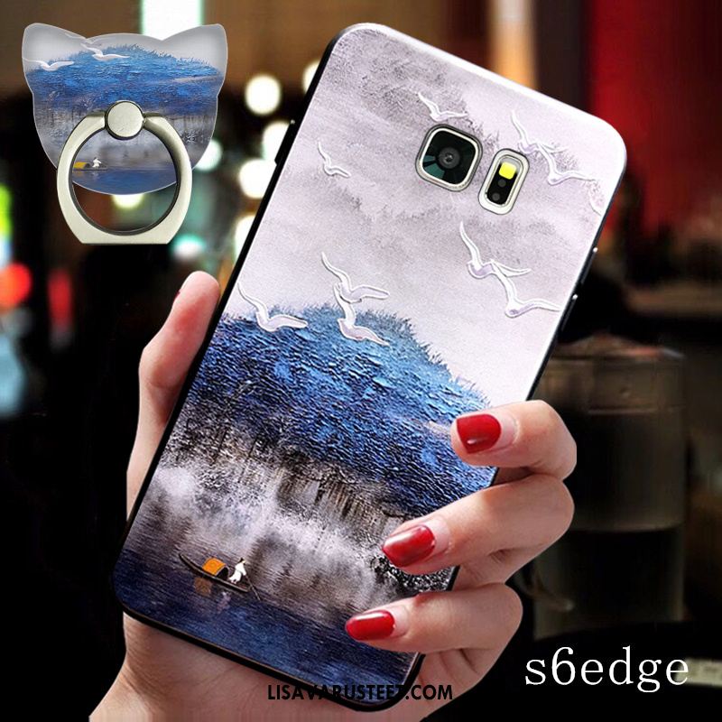 Samsung Galaxy S6 Edge Kuoret Jauhe Murtumaton Pehmeä Neste Kotelo Puhelimen Verkossa