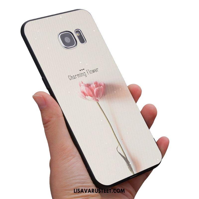 Samsung Galaxy S6 Kuoret Kukka Musta Kukkia Kuori Kustannukset Netistä