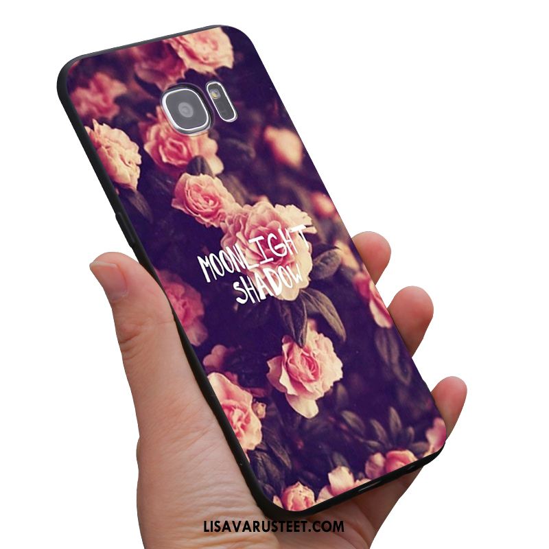 Samsung Galaxy S6 Kuoret Kukka Musta Kukkia Kuori Kustannukset Netistä