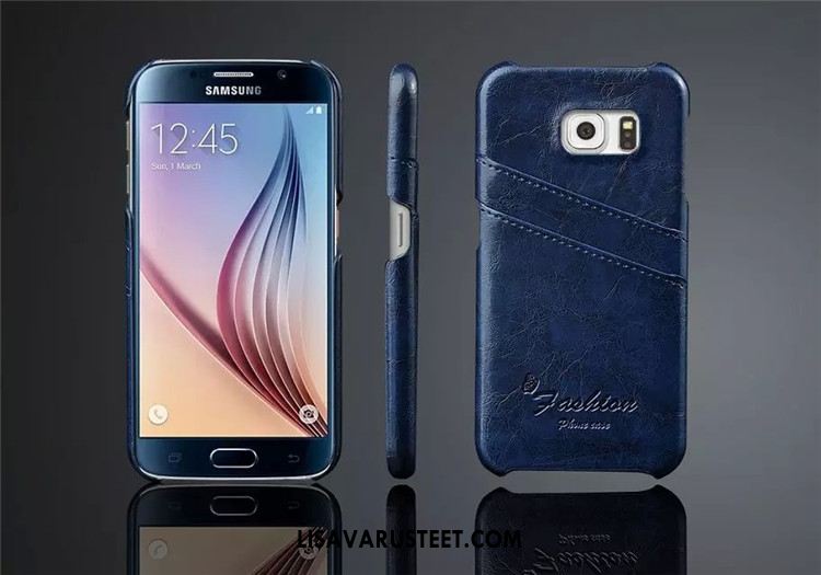 Samsung Galaxy S6 Kuoret Nahkakotelo Tähti Simpukka Suojaus Kuori Myynti