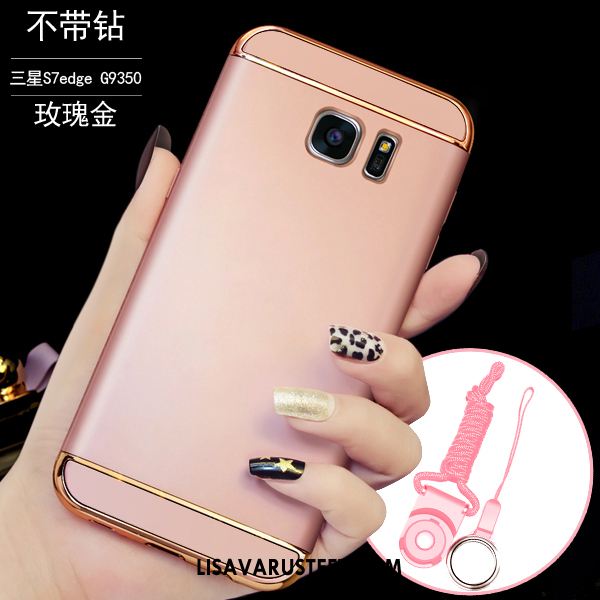 Samsung Galaxy S7 Edge Kuoret Kotelo Ylellisyys Puhelimen Pinkki Kulta Myynti