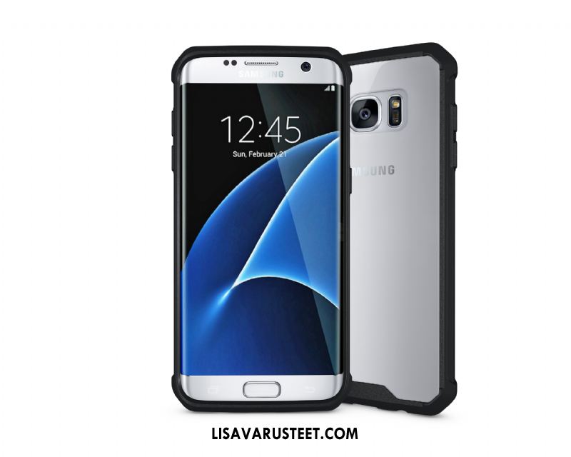 Samsung Galaxy S7 Edge Kuoret Läpinäkyvä Panssari Tähti Puhelimen Silikoni Osta