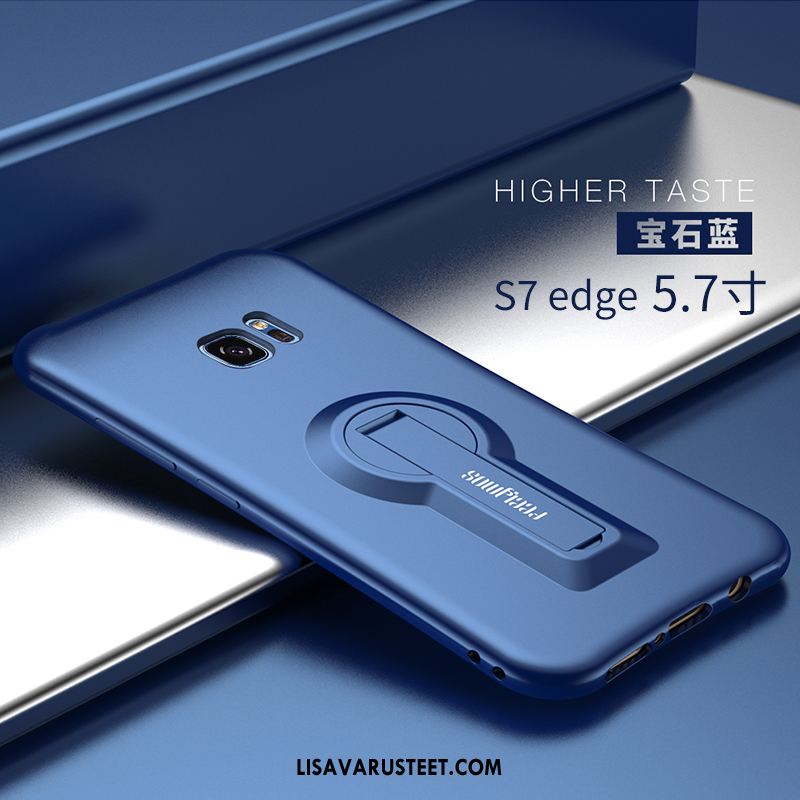 Samsung Galaxy S7 Edge Kuoret Persoonallisuus Silikoni Punainen Murtumaton Tuki Alennus