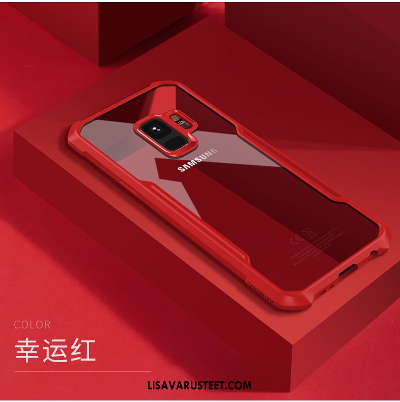 Samsung Galaxy S9 Kuoret Suojaus Punainen Läpinäkyvä Ultra Ripustettavat Koristeet Kuori Netistä