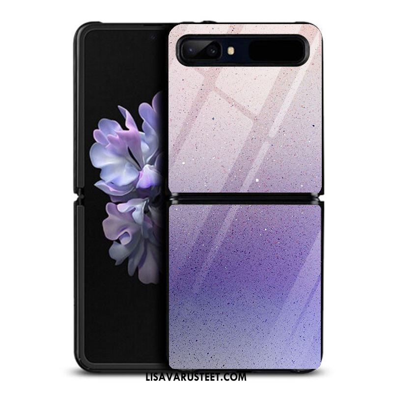 Samsung Z Flip Kuoret Tähti Yksinkertainen Kuori Violetti Murtumaton Halvat
