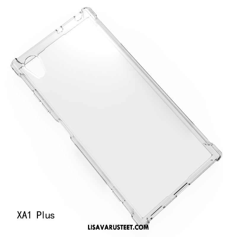 Sony Xperia Xa1 Plus Kuoret Musta Suojaus Pehmeä Neste Puhelimen Silikoni Halpa