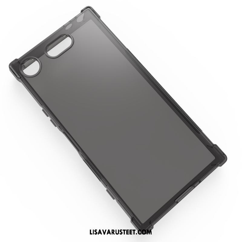 Sony Xperia Xz1 Compact Kuoret Musta Suupaltti Liukumaton Pehmeä Neste Suojaus Kuori Osta