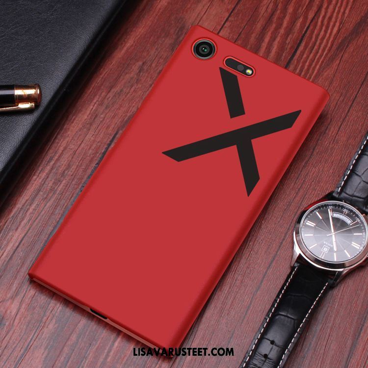 Sony Xperia Xz1 Kuoret Suojaus Kuori Puhelimen Punainen Halvat