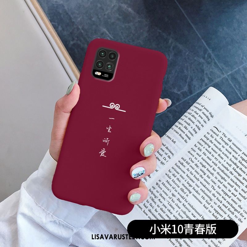Xiaomi Mi 10 Lite Kuoret Pesty Suede Tila Rakastunut Ohut Puhelimen Halpa