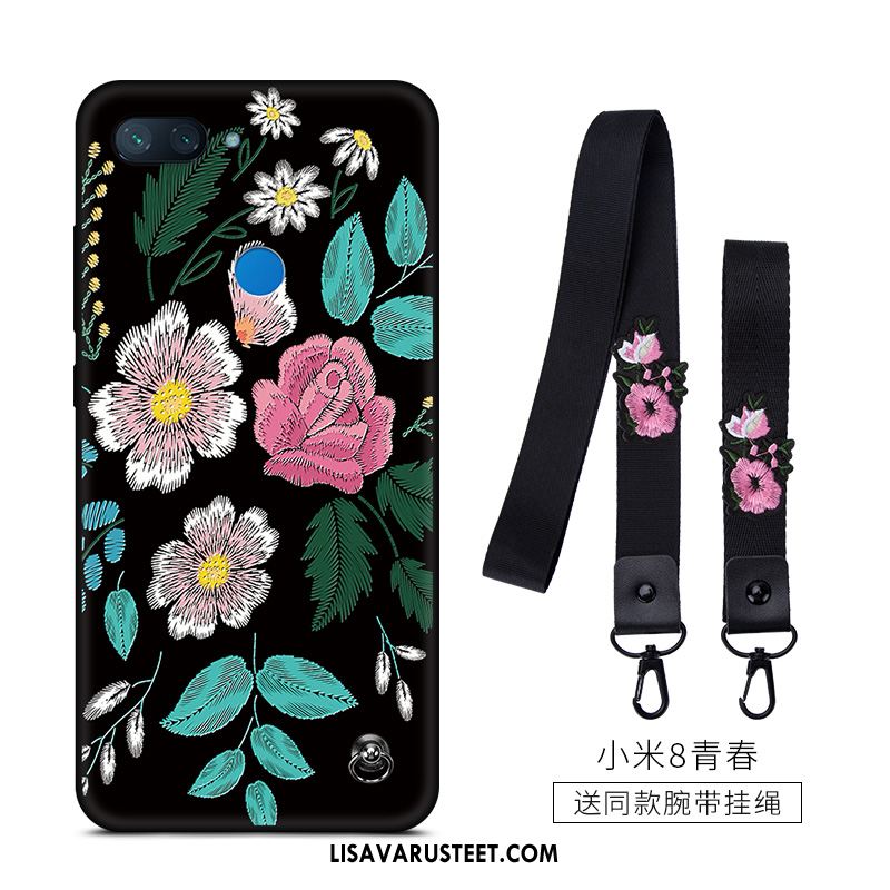 Xiaomi Mi 8 Lite Kuoret Kukkakuvio All Inclusive Persoonallisuus Nuoret Silikoni Verkossa