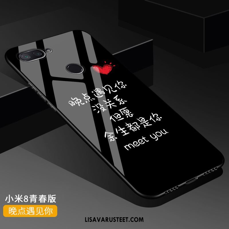 Xiaomi Mi 8 Lite Kuoret Luova Musta All Inclusive Kuori Kotelo Myynti