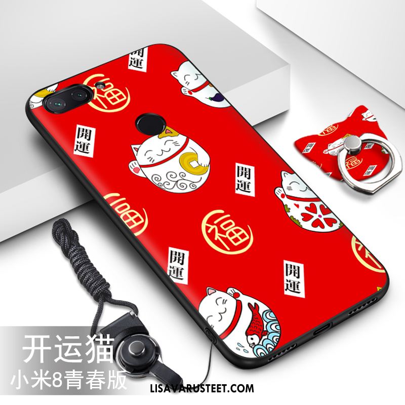 Xiaomi Mi 8 Lite Kuoret Persoonallisuus Murtumaton Suojaus Trendi Pesty Suede Kuori Kauppa