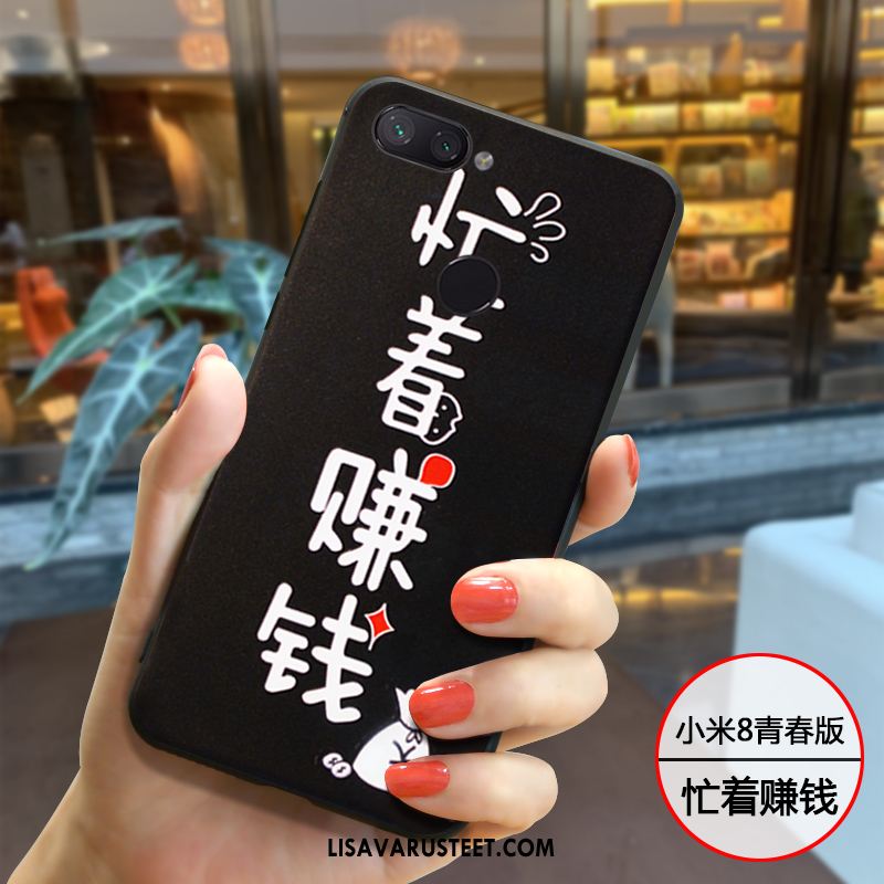 Xiaomi Mi 8 Lite Kuoret Pesty Suede Pehmeä Neste Nuoret Murtumaton Net Red Verkossa