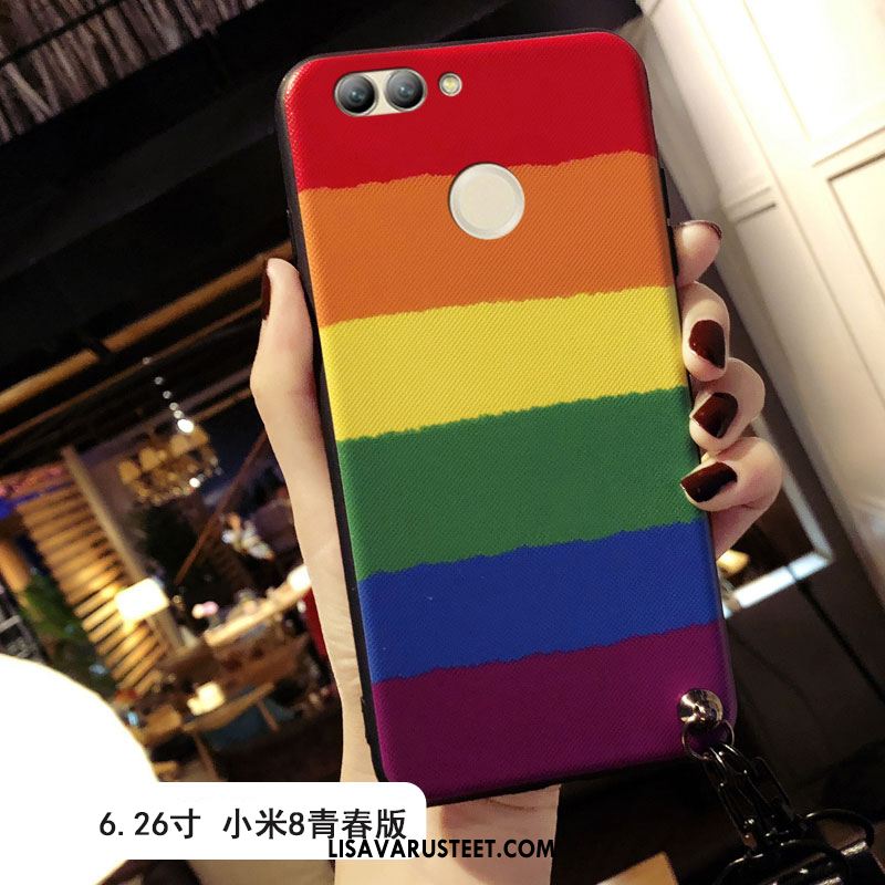 Xiaomi Mi 8 Lite Kuoret Sininen Suojaus Luova Tila Net Red Halvat