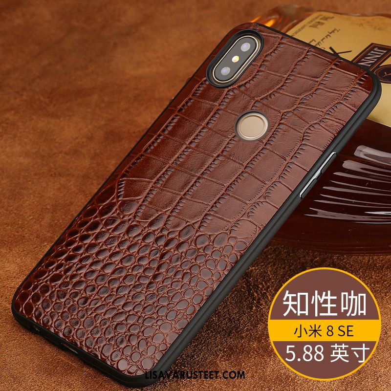 Xiaomi Mi 8 Se Kuoret Kukkakuvio Krokotiili Puhelimen Nahkakotelo Persoonallisuus Myynti