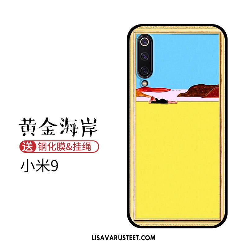 Xiaomi Mi 9 Kuoret All Inclusive Kukkakuvio Puhelimen Pehmeä Neste Punainen Kuori Tarjous