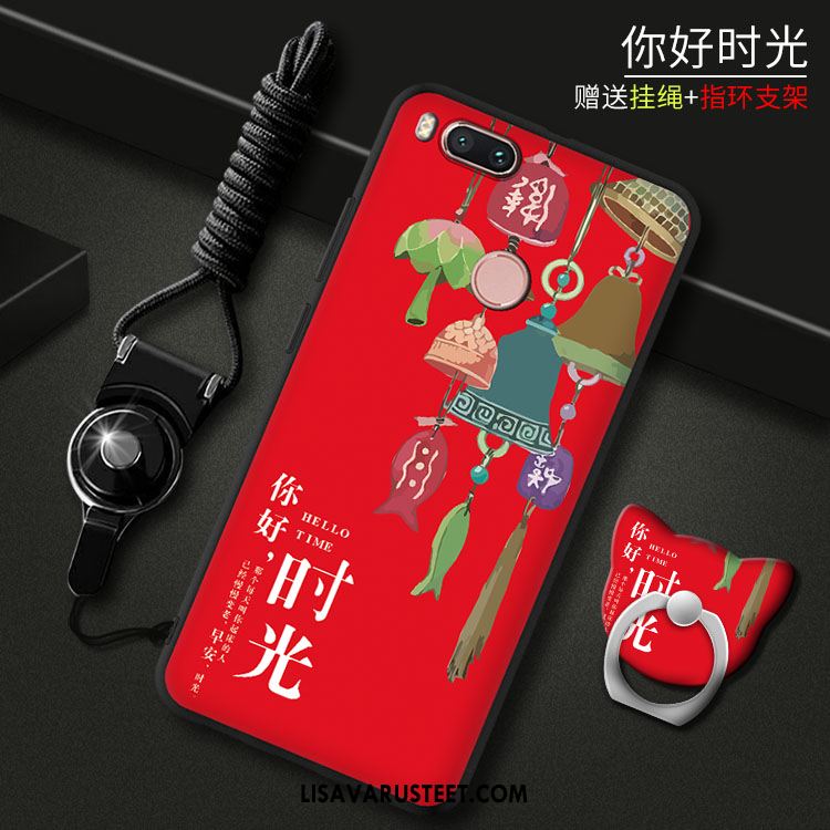 Xiaomi Mi A1 Kuoret Murtumaton Punainen Pehmeä Neste Puhelimen Kuori Tarjous