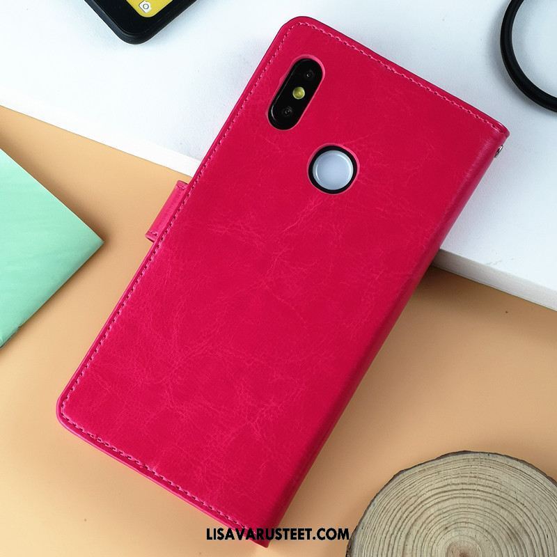Xiaomi Mi A2 Kuoret Punainen Pehmeä Neste Suojaus Murtumaton All Inclusive Kuori Halpa