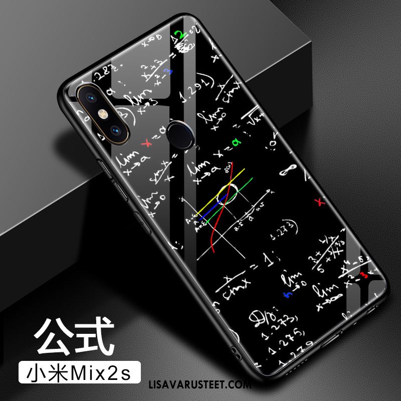 Xiaomi Mi Mix 2s Kuoret Musta Net Red Trendi Karkaisu Kova Kuori Halpa
