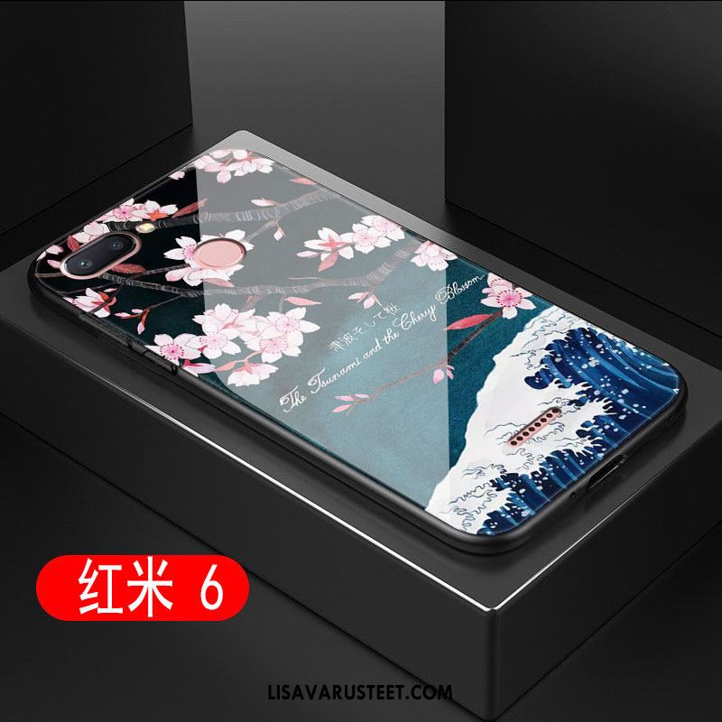 Xiaomi Redmi 6 Kuoret All Inclusive Punainen Pehmeä Neste Taide Silikoni Kuori Myynti