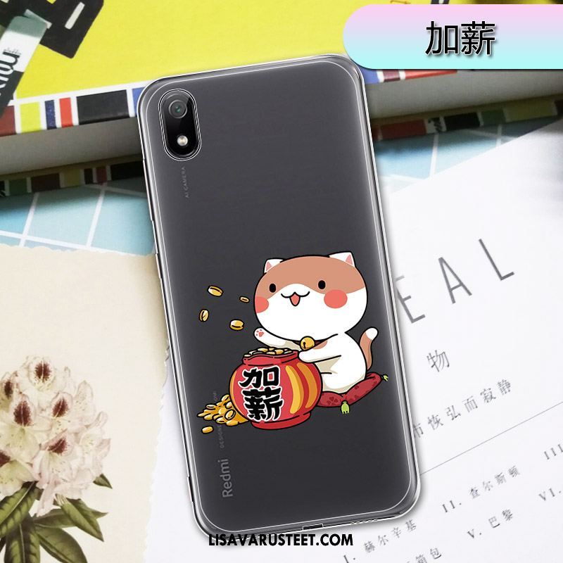 Xiaomi Redmi 7a Kuoret Läpinäkyvä Luova Punainen Persoonallisuus Pehmeä Neste Osta
