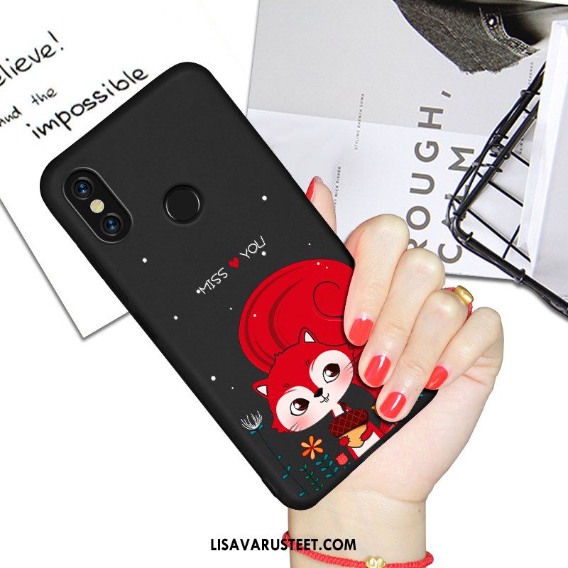 Xiaomi Redmi Note 5 Kuoret Punainen Murtumaton Kotelo Pehmeä Neste Musta Kuori Osta