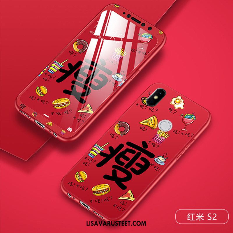Xiaomi Redmi S2 Kuoret Rakastunut Trendi Punainen Suojaus Kuori Halvat