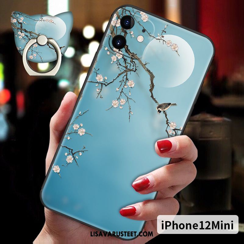 iPhone 12 Mini Kuoret Silikoni Murtumaton Ripustettavat Koristeet Kiinalainen Tyyli Kuori Tarjous