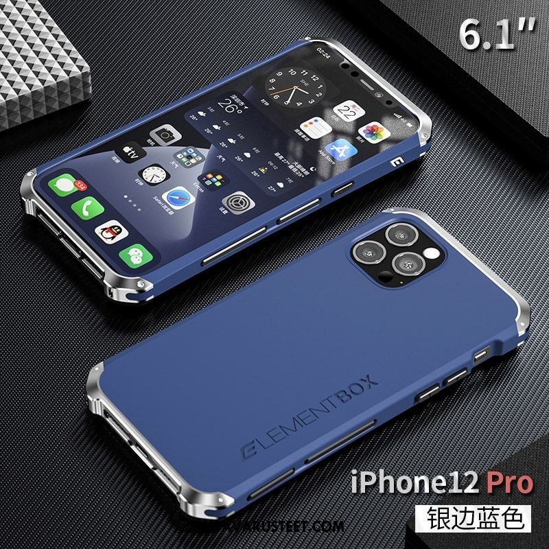 iPhone 12 Pro Kuoret Uusi All Inclusive Kehys Sininen Kuori Verkossa