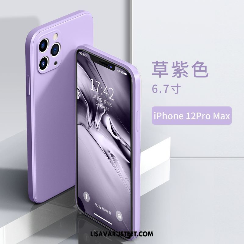 iPhone 12 Pro Max Kuoret All Inclusive Uusi Pehmeä Neste Kotelo Violetti Kuori Netistä