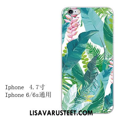 iPhone 6 / 6s Kuoret Kohokuviointi Silikoni Vihreä Kustannukset Murtumaton Myynti