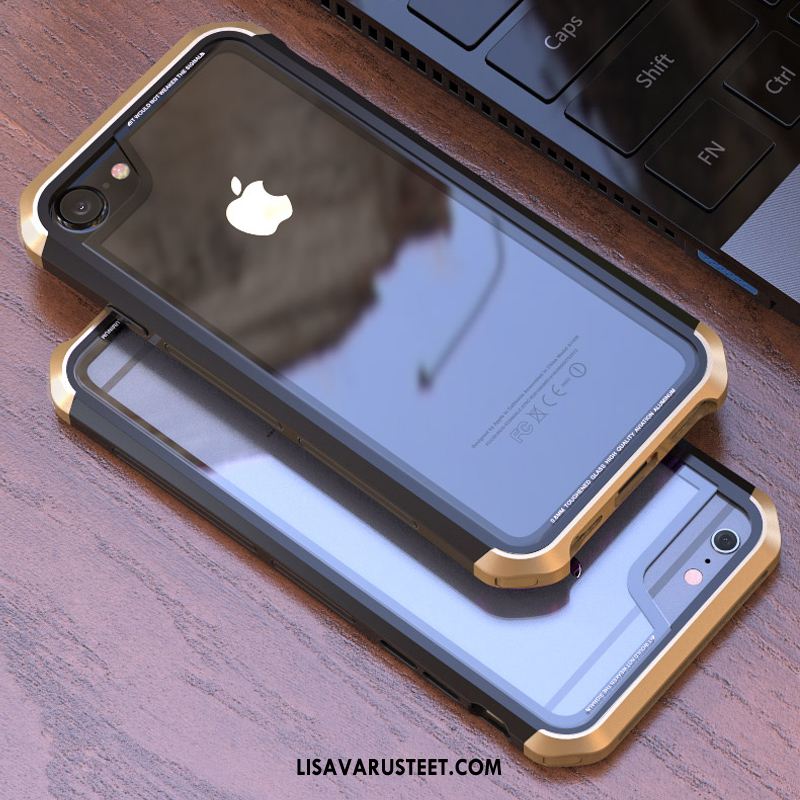 iPhone 6 / 6s Kuoret Läpinäkyvä Puhelimen Metalli All Inclusive Kuori Myynti