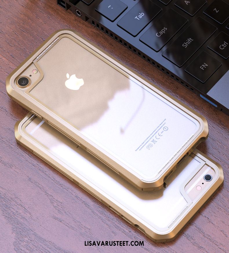 iPhone 6 / 6s Kuoret Läpinäkyvä Puhelimen Metalli All Inclusive Kuori Myynti