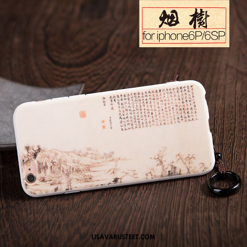 iPhone 6 / 6s Plus Kuoret Puhelimen Kiinalainen Tyyli Tuuli Valkoinen Kuori Osta
