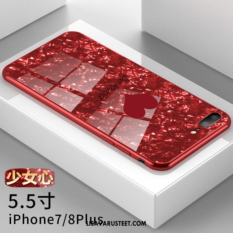 iPhone 7 Plus Kuoret Net Red Persoonallisuus Lasi All Inclusive Kuori Verkossa