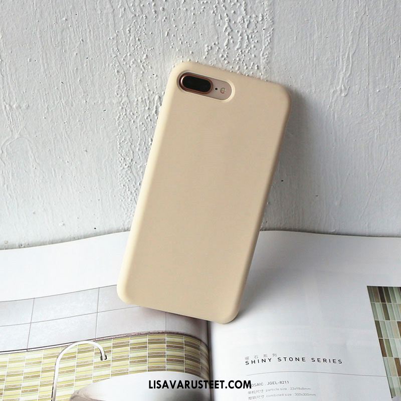 iPhone 7 Plus Kuoret Yksinkertainen Kiinteä Väri Puhelimen Kuori Silikoni Tarjous