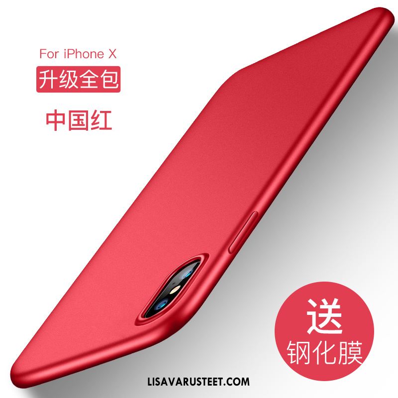 iPhone X Kuoret Koira Net Red Pesty Suede Ultra Murtumaton Verkossa