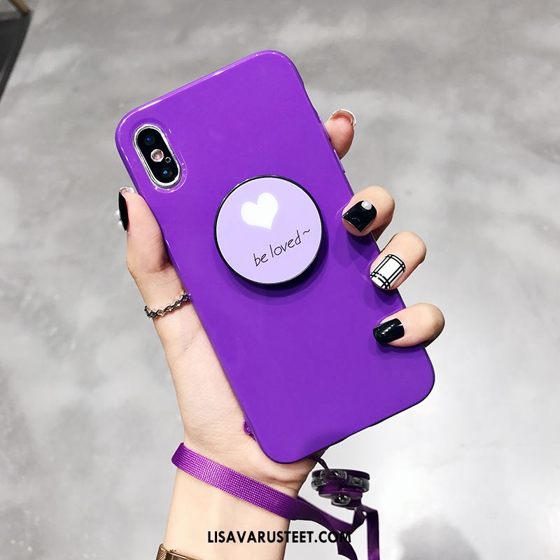 iPhone X Kuoret Ripustettavat Koristeet Tuki Violetti Puhelimen Persoonallisuus Osta