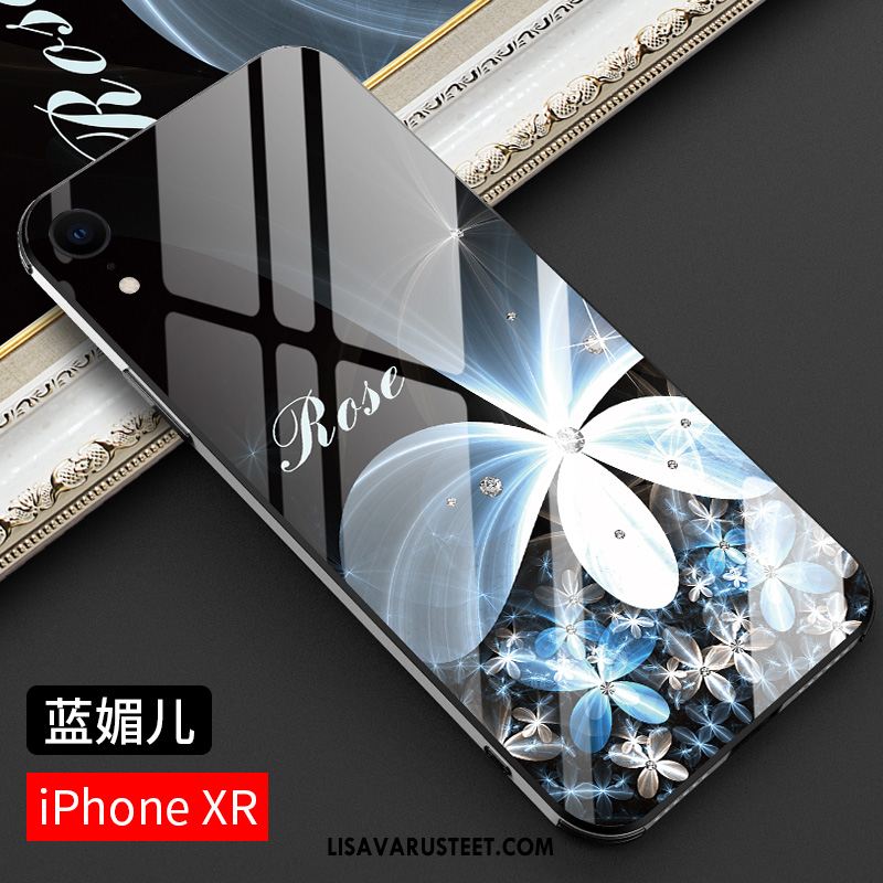 iPhone Xr Kuoret Kuori Sininen Kiinalainen Tyyli Murtumaton Persoonallisuus Osta