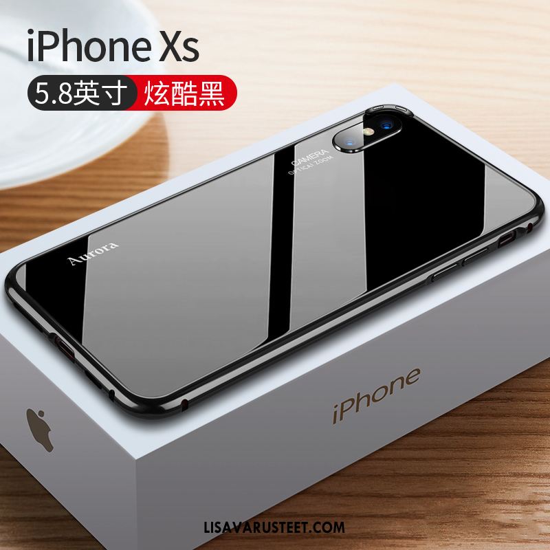 iPhone Xs Kuoret Puhelimen Kuori Ylellisyys Uusi Metalli Halvat